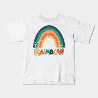 Vintage Rainbow Kids T-Shirt